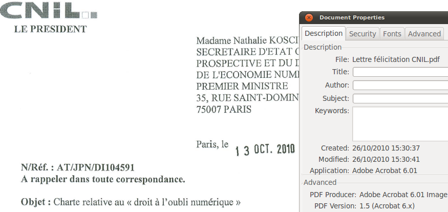 OubliCnilLettre