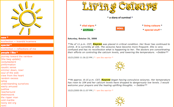 Le weblog de Kaycee